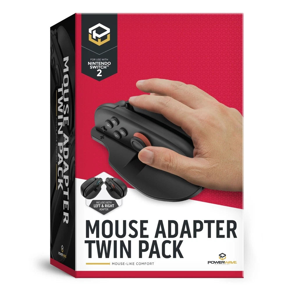 PREORDER Powerwave Mouse Adapter Twin Pack for Nintendo Switch 2 5 Sep 2025 NEW
