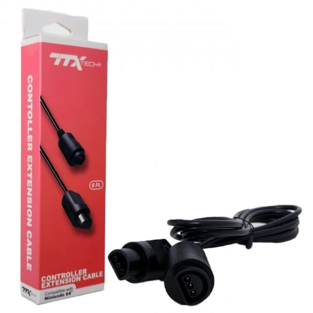 TTX Tech 6Ft Controller Extension Cable for N64 NEW