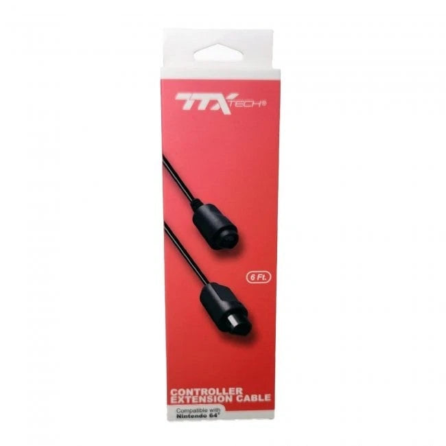 TTX Tech 6Ft Controller Extension Cable for N64 NEW