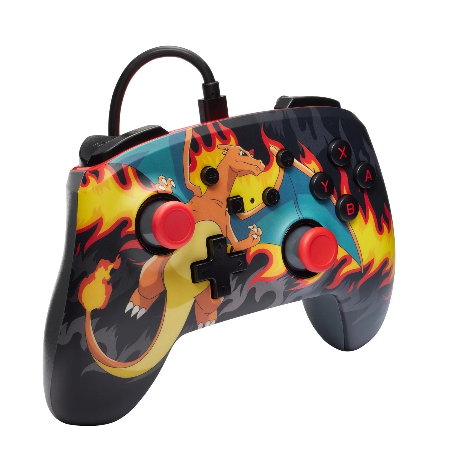 Powera Enhanced Wired Controller for Nintendo Switch (Charizard Firestorm) NEW