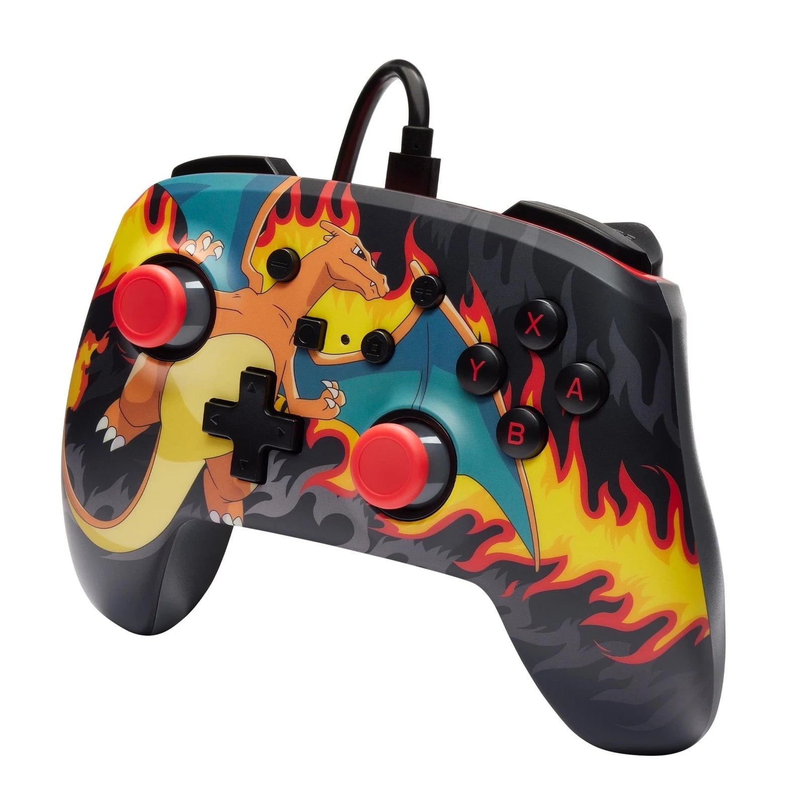 Powera Enhanced Wired Controller for Nintendo Switch (Charizard Firestorm) NEW