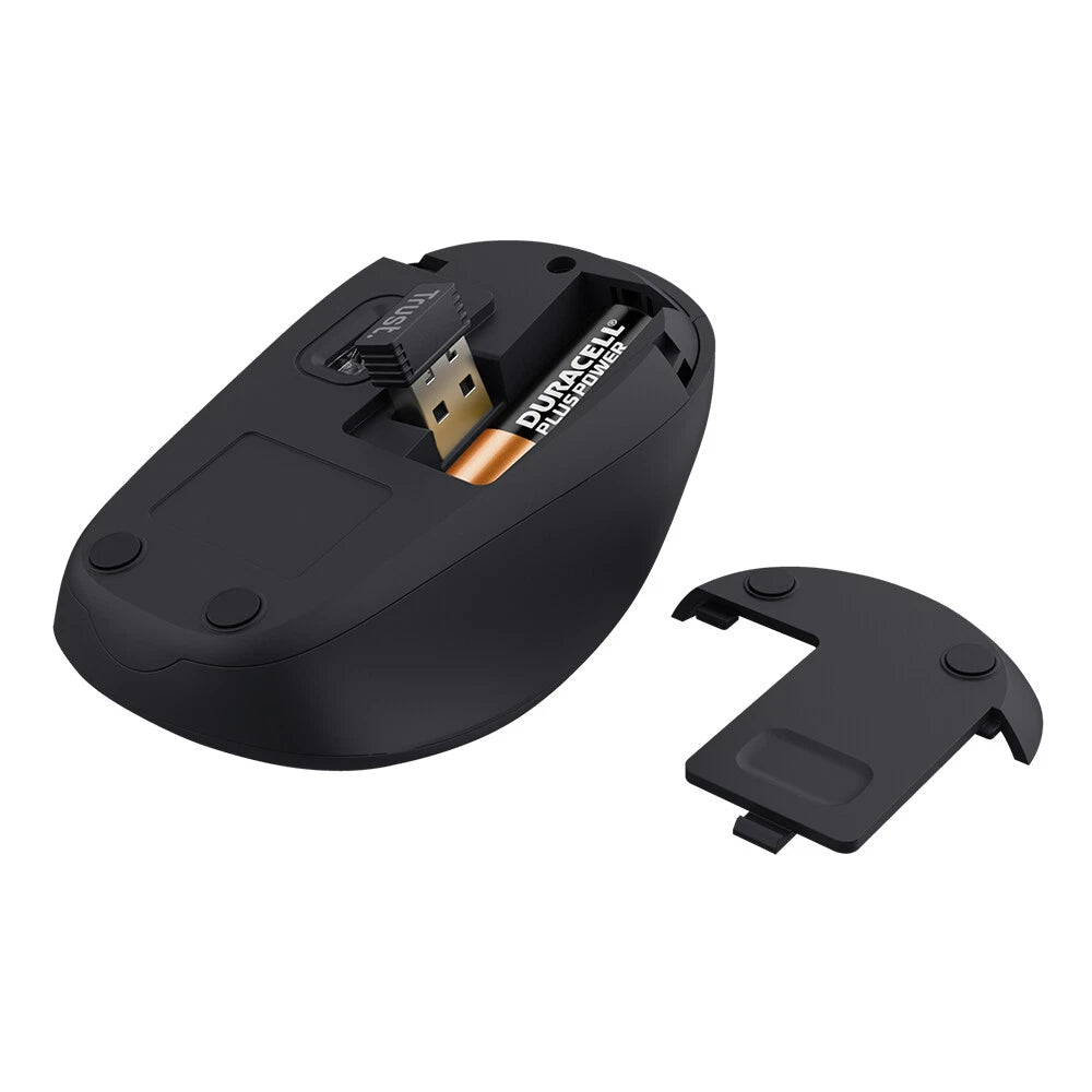 Trust Yvi+ Silent Wireless Mouse (Black) NEW