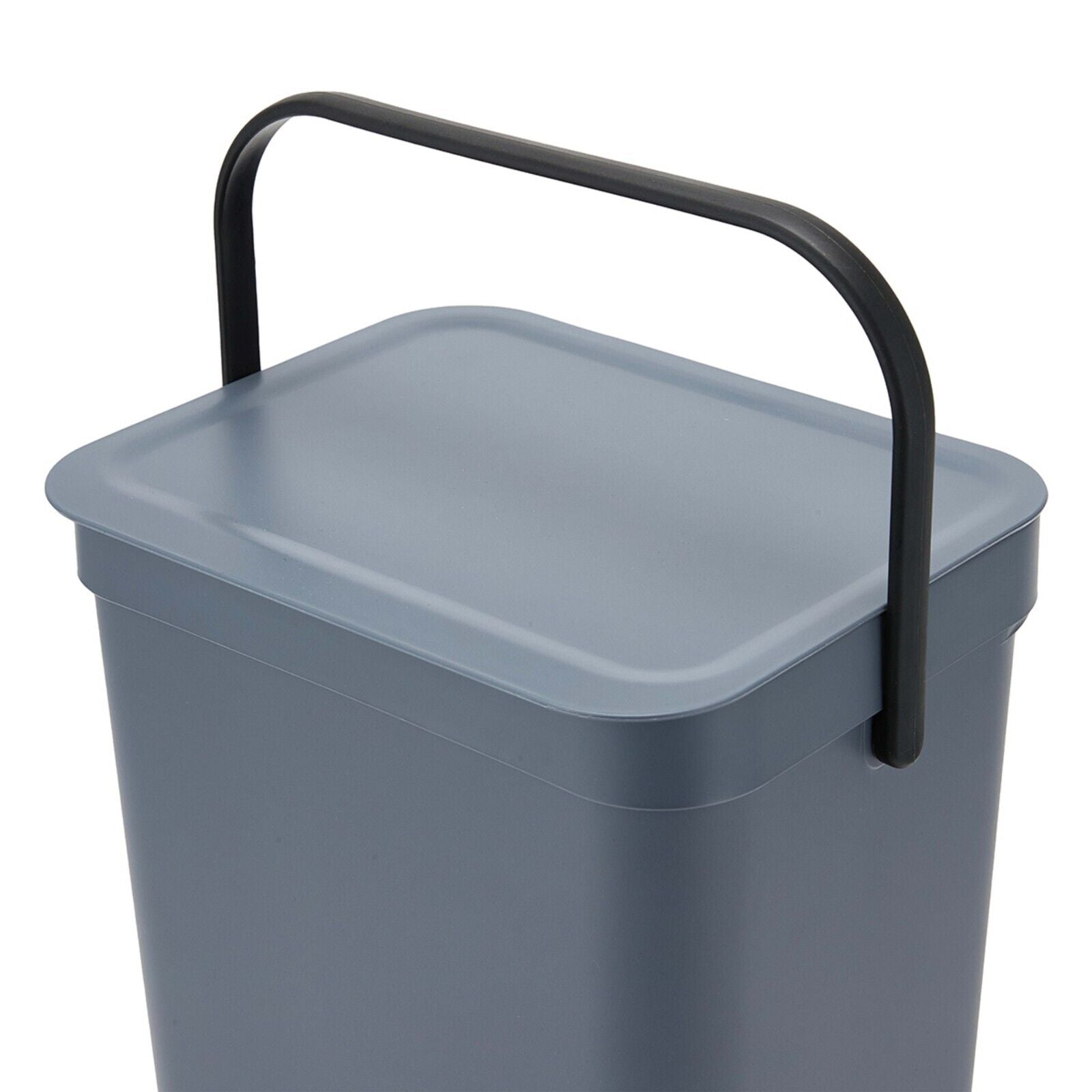 5-55L Rubbish Bin Kitchen Home Garbage Dust Waste Trash Plastic Lid Bin S-Large