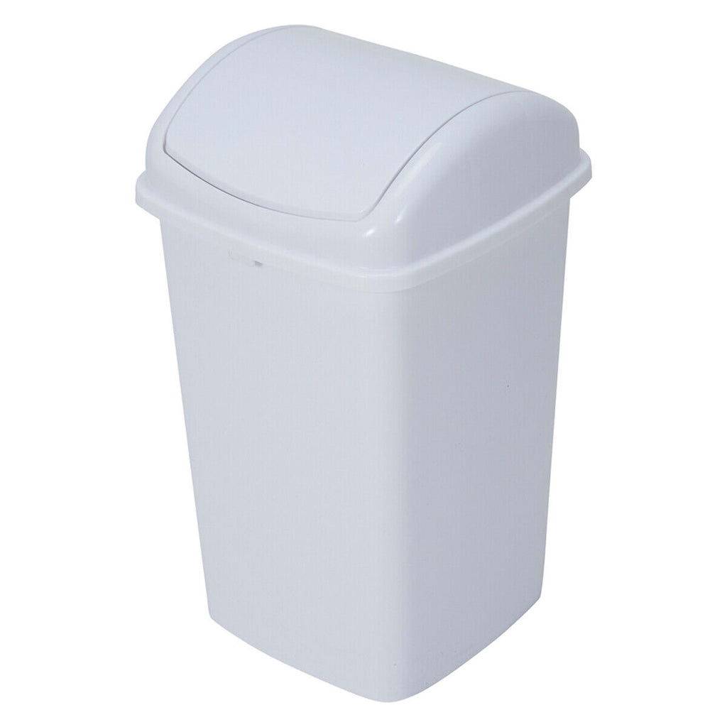 5-55L Rubbish Bin Kitchen Home Garbage Dust Waste Trash Plastic Lid Bin S-Large