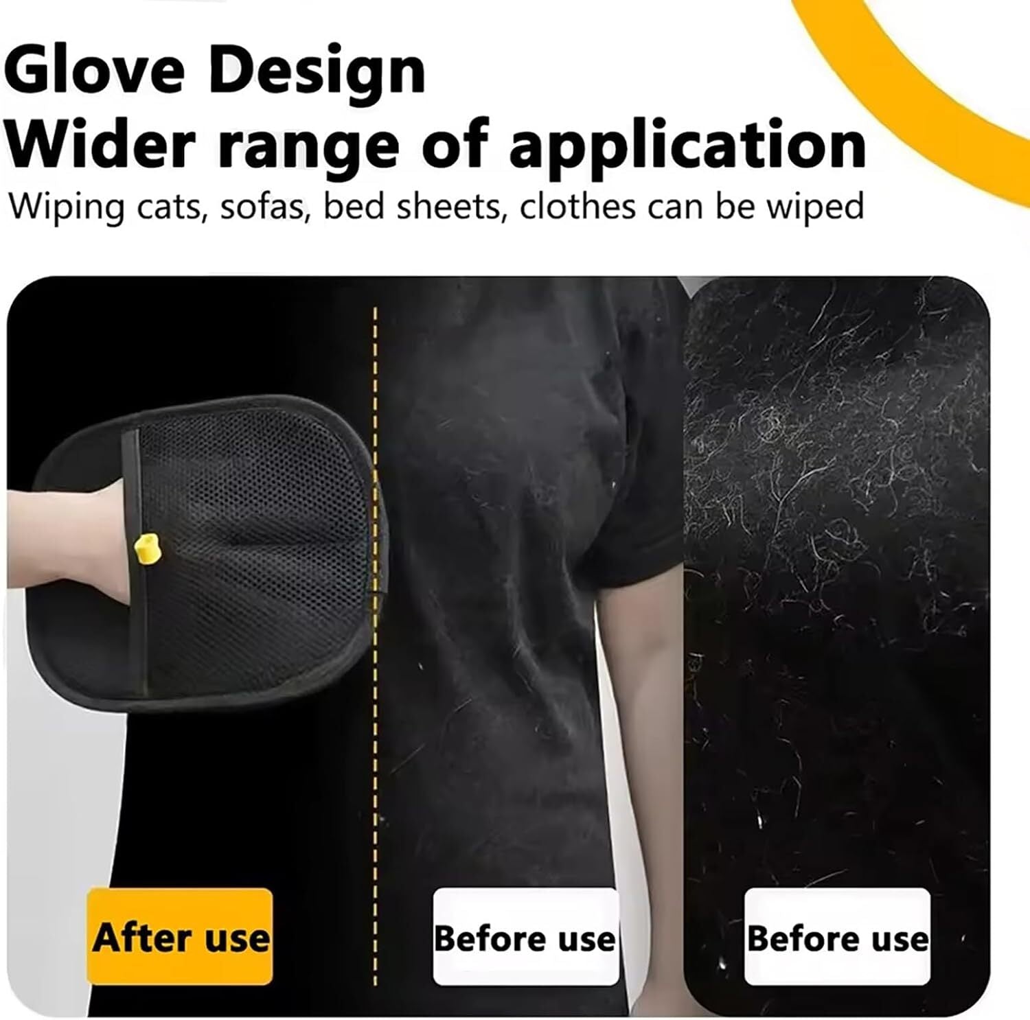 Pet Grooming Gloves Static Dedusting Brush Pet Hair Remover Brush Removing