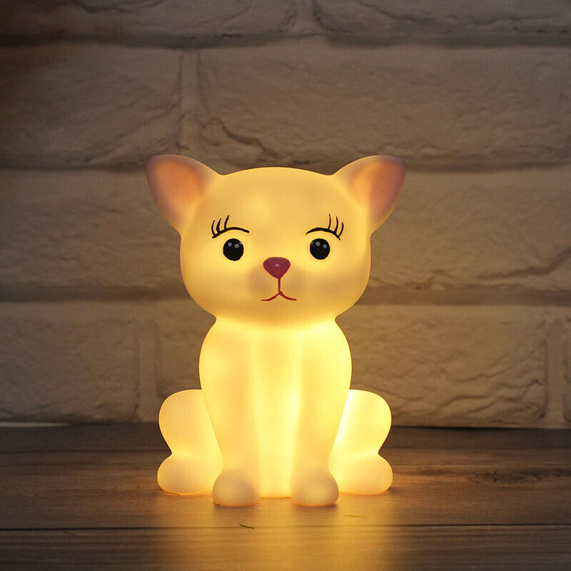 Kids Lamp Night Light Bedside Desk Lampshade Bunny Star Moon Bed Side Gift AU