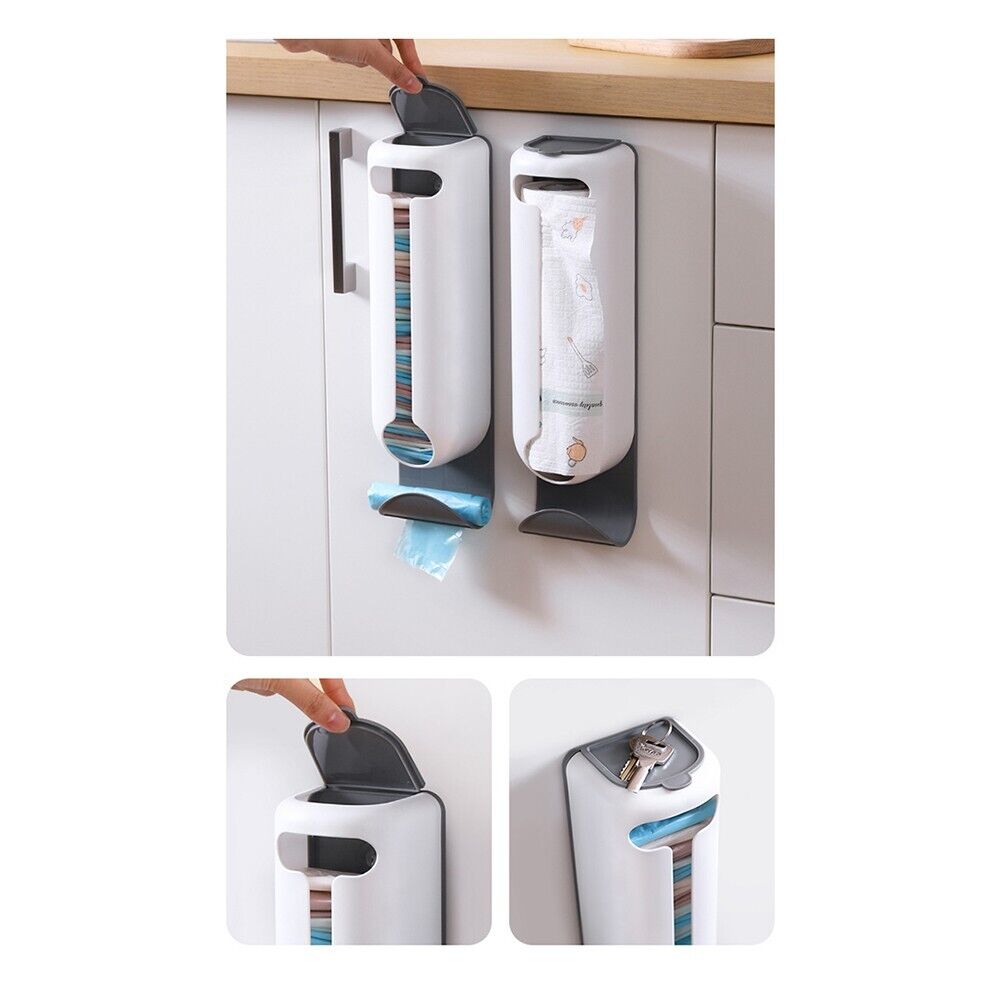 ABS Material Grocery Bag Saver and Dispenser for New and Reusable Bags 