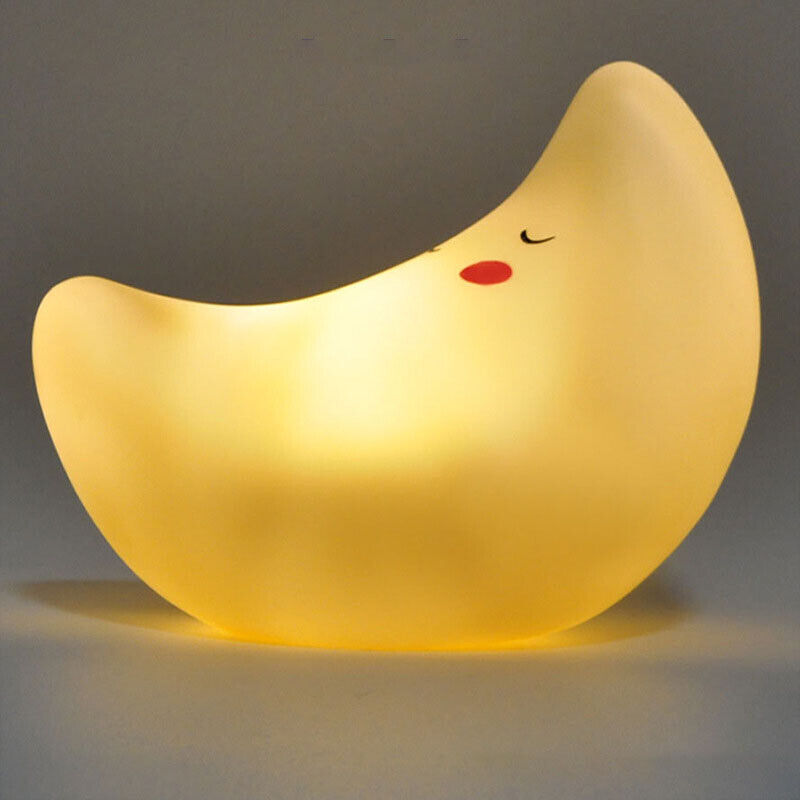 Kids Lamp Night Light Bedside Desk Lampshade Bunny Star Moon Bed Side Gift AU