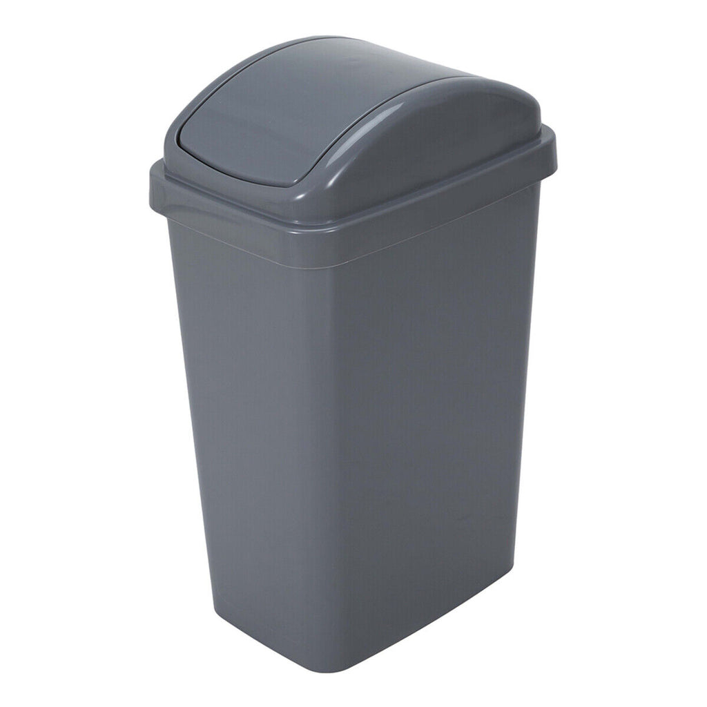 5-55L Rubbish Bin Kitchen Home Garbage Dust Waste Trash Plastic Lid Bin S-Large