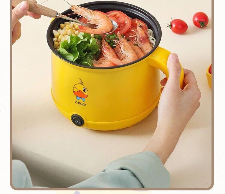 1.8L Portable Electric Mini Rice Cooker Non-Stick Soup Cooker Multi Cooking
