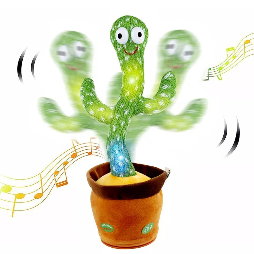 Talking Toy Dancing Cactus Doll Speak Talk Sound Record Repeat Kawaii Funny Toy