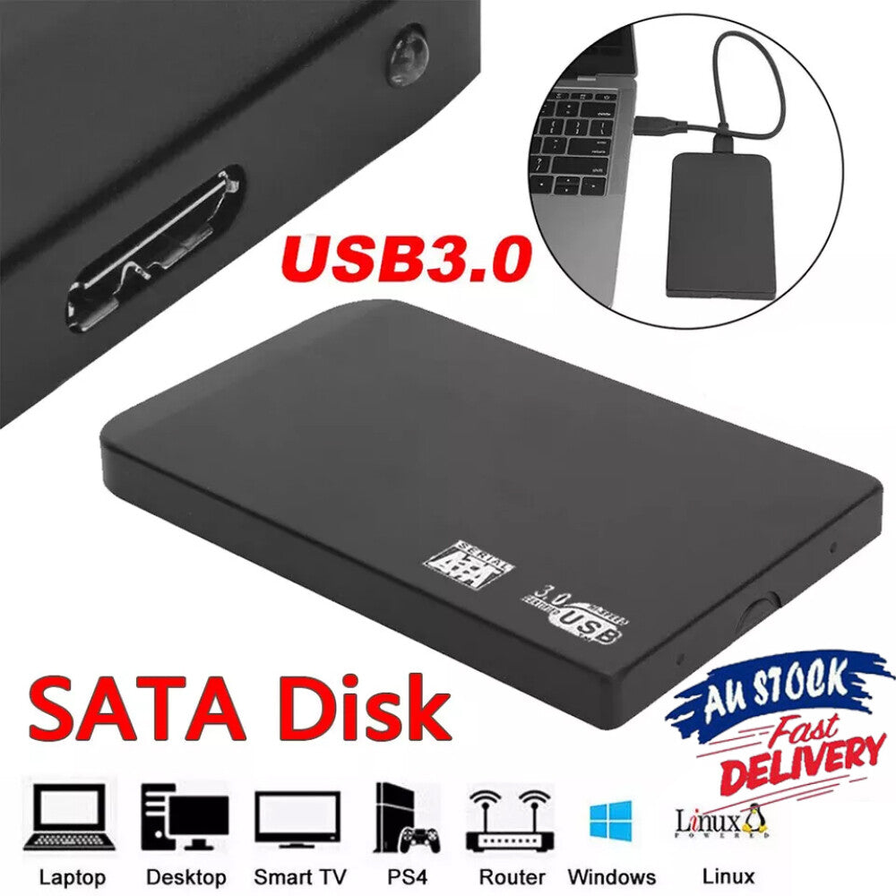 4TB Speedy Portable USB 3.0 External Hard Drive Expansion 3TB HDD 2TB 2.5