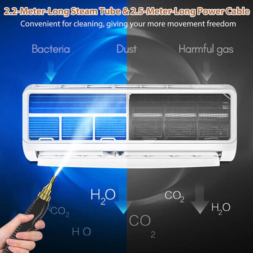 2500W Steam Cleaner High Temperature Household Kitchen Cleaning High Pressure