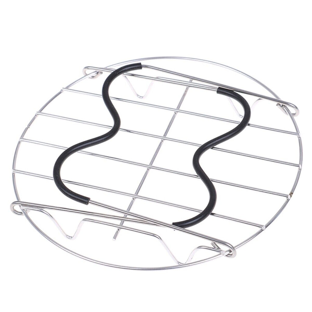 Instant Pressure Cooker Pot Heating Cooking Steam Rack Steaming Tray with Handle