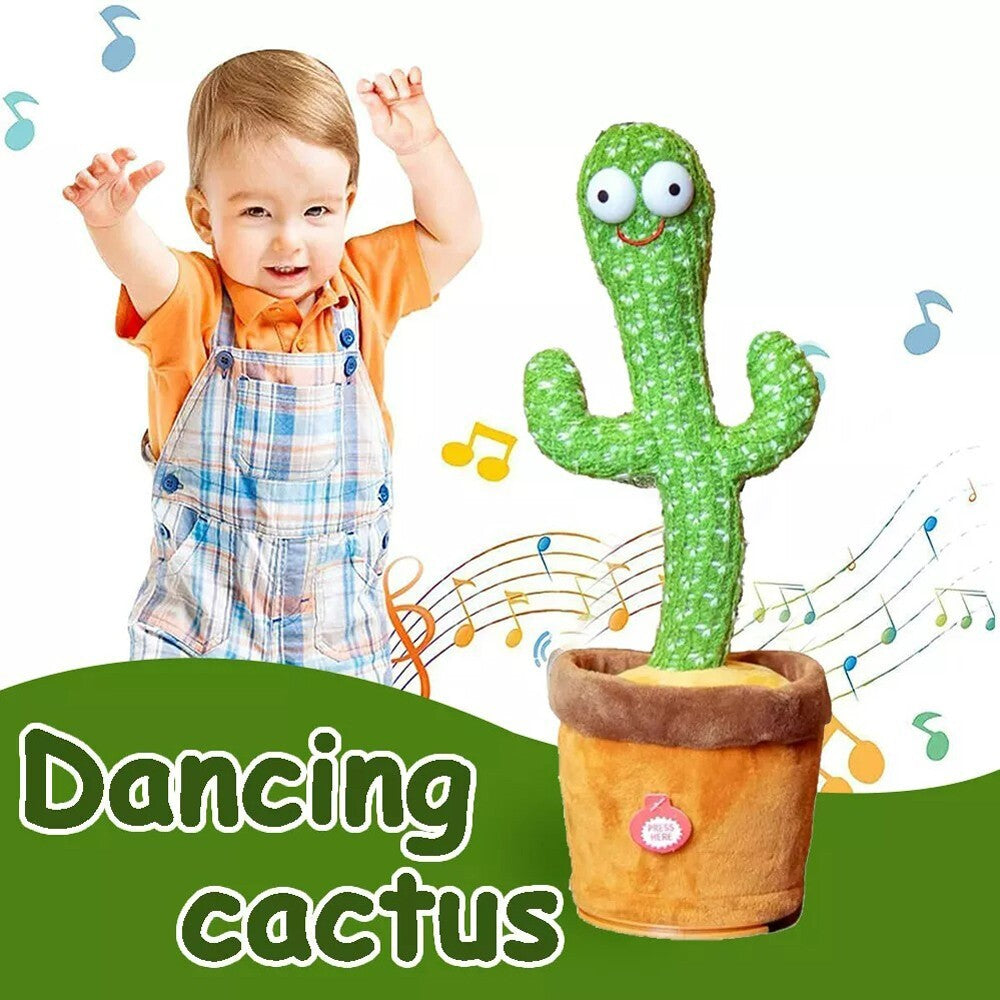 Talking Toy Dancing Cactus Doll Speak Talk Sound Record Repeat Kawaii Funny Toy