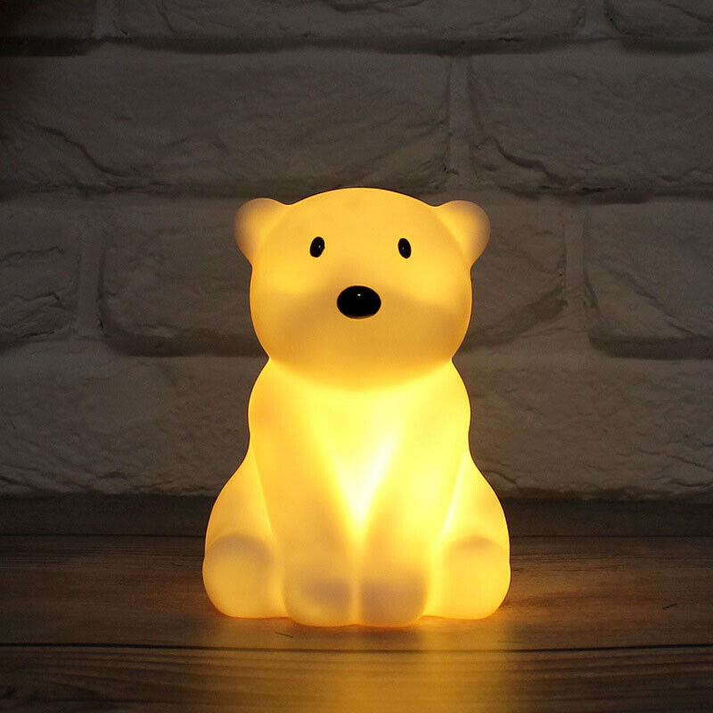 Kids Lamp Night Light Bedside Desk Lampshade Bunny Star Moon Bed Side Gift AU