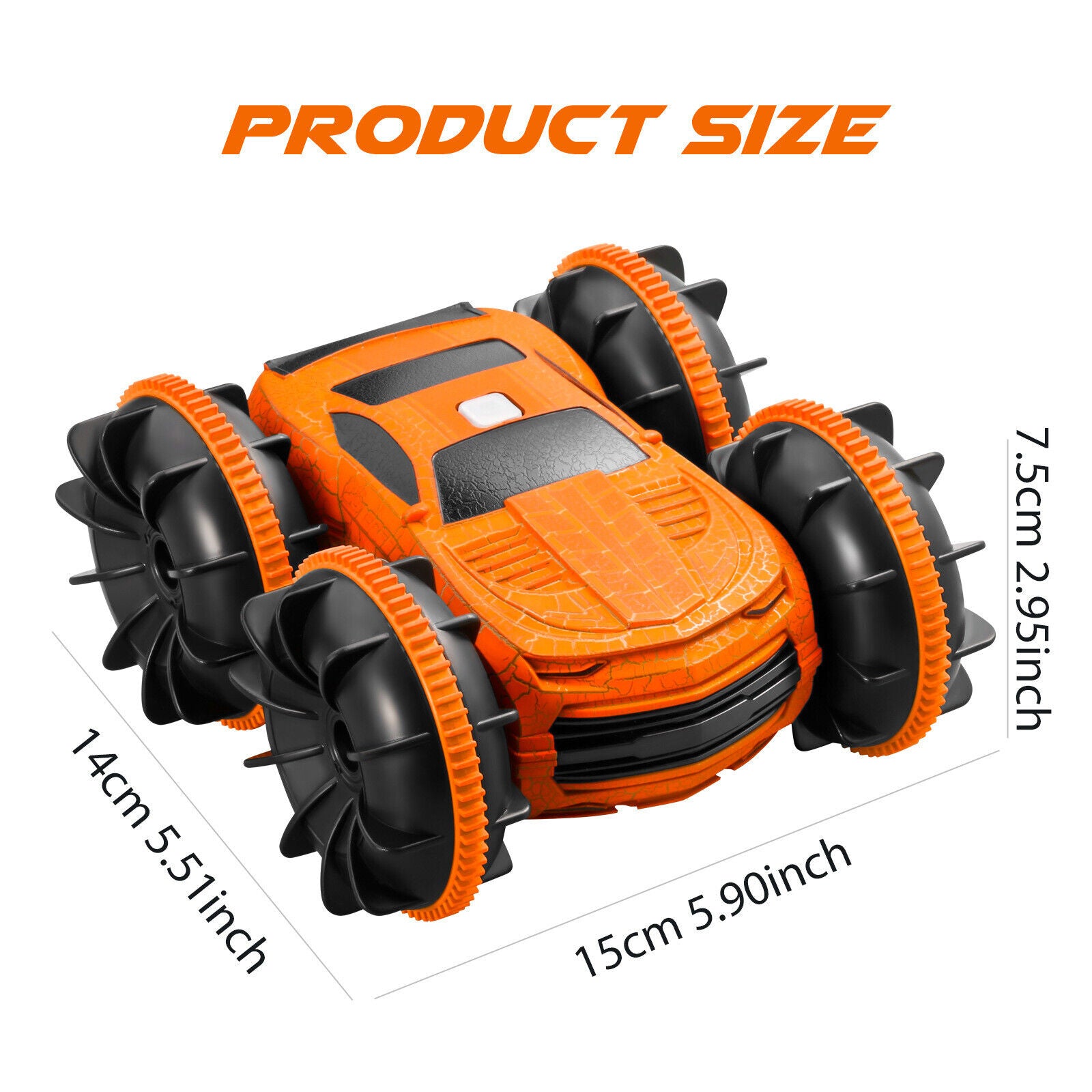 RC Cars Remote Control Car Amphibious off Road Truck Racing Toy Fo Kids 360Flips