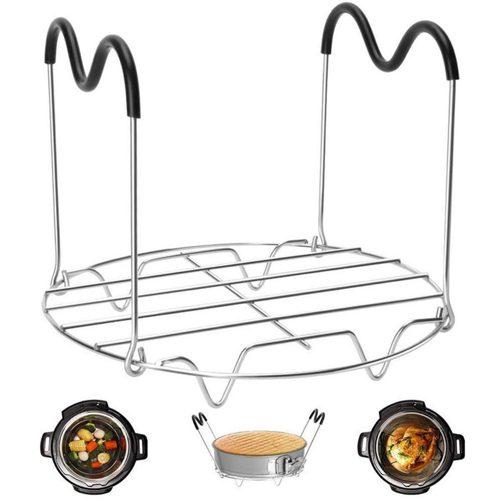 Instant Pressure Cooker Pot Heating Cooking Steam Rack Steaming Tray with Handle
