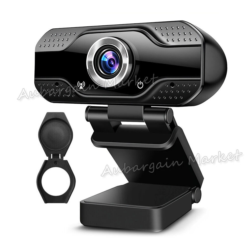 1080P Full HD Webcam USB 2.0  Laptop Web & PC Desktop Camera with Microphone