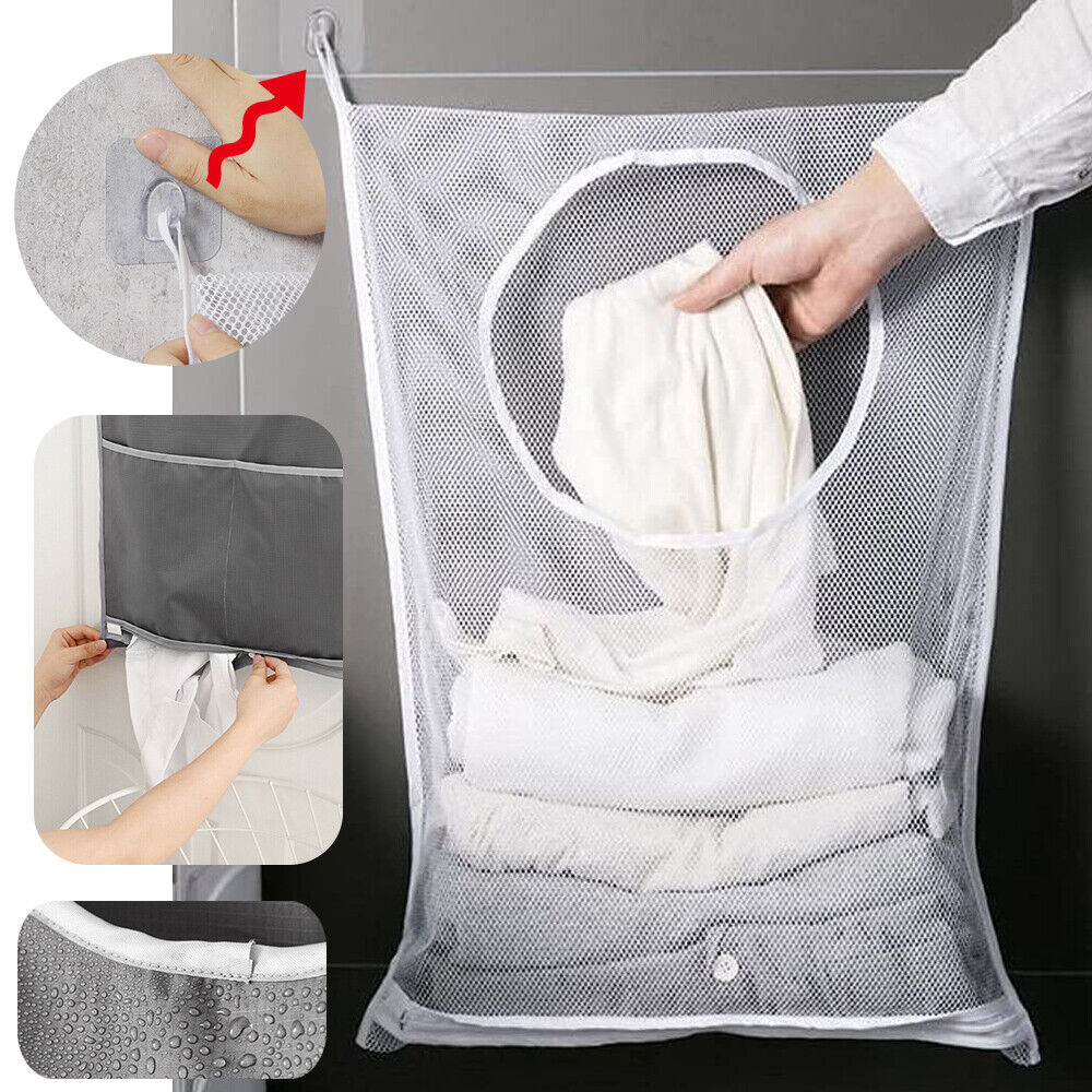 Foldable Laundry Washing Clothes Storage Bag Hamper Basket Bin Organiserr