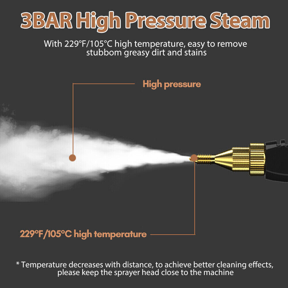 2500W Steam Cleaner High Temperature Household Kitchen Cleaning High Pressure