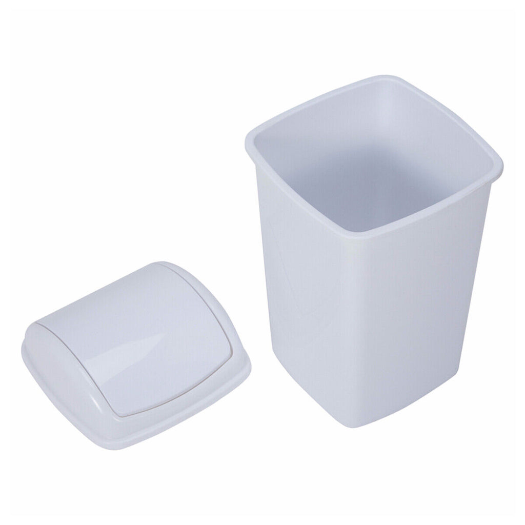 5-55L Rubbish Bin Kitchen Home Garbage Dust Waste Trash Plastic Lid Bin S-Large