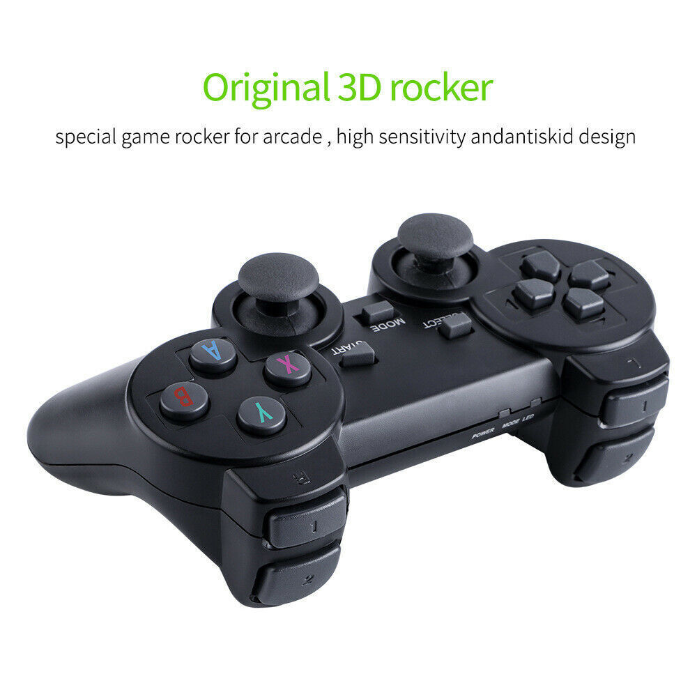 20000+ 4K HDMI TV Video Game Stick Retro Gaming Console W/ 2 Wireless Controller