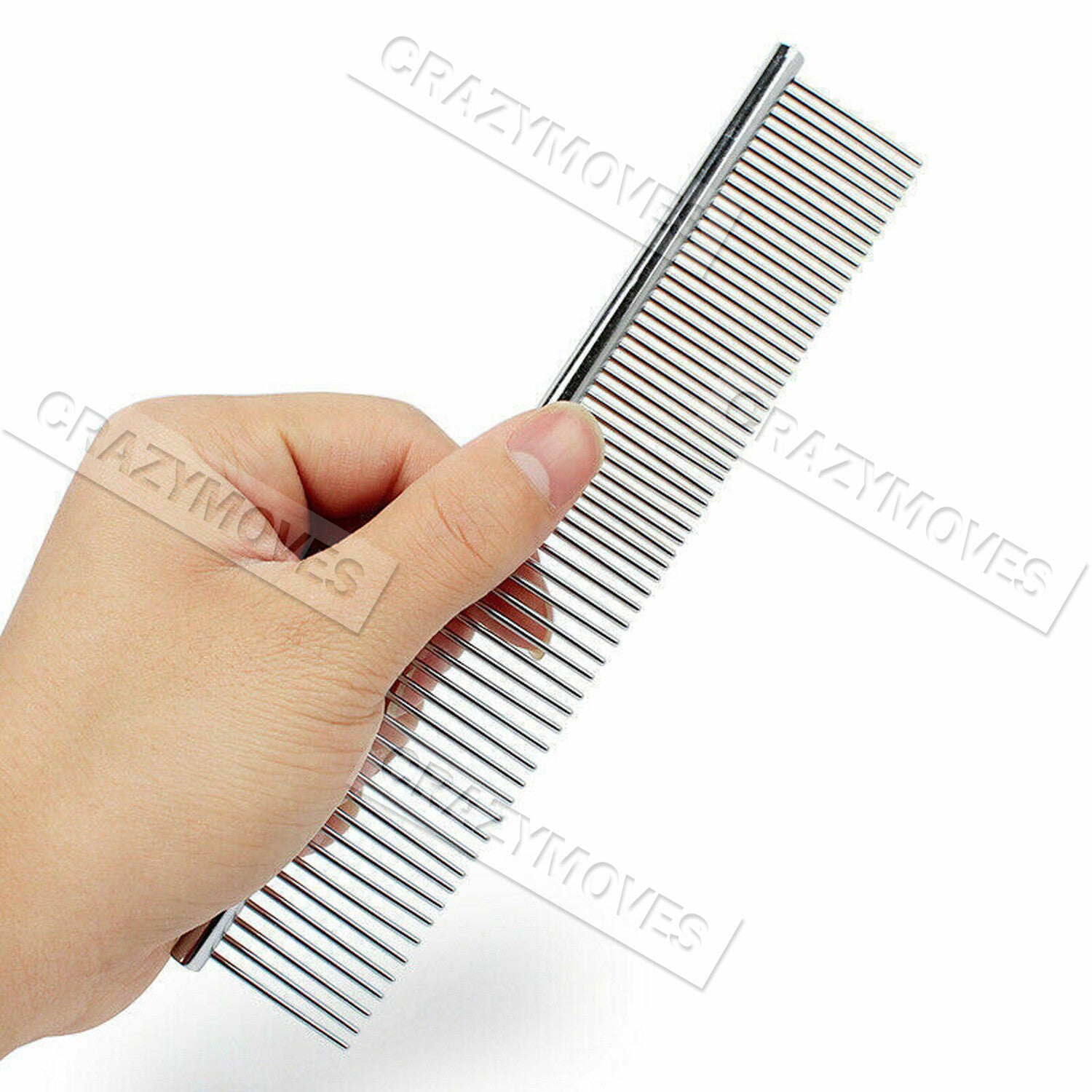 Stainless Steel Teeth Metal Comb Brush Pet Cat Dog Hair Grooming Trimmer