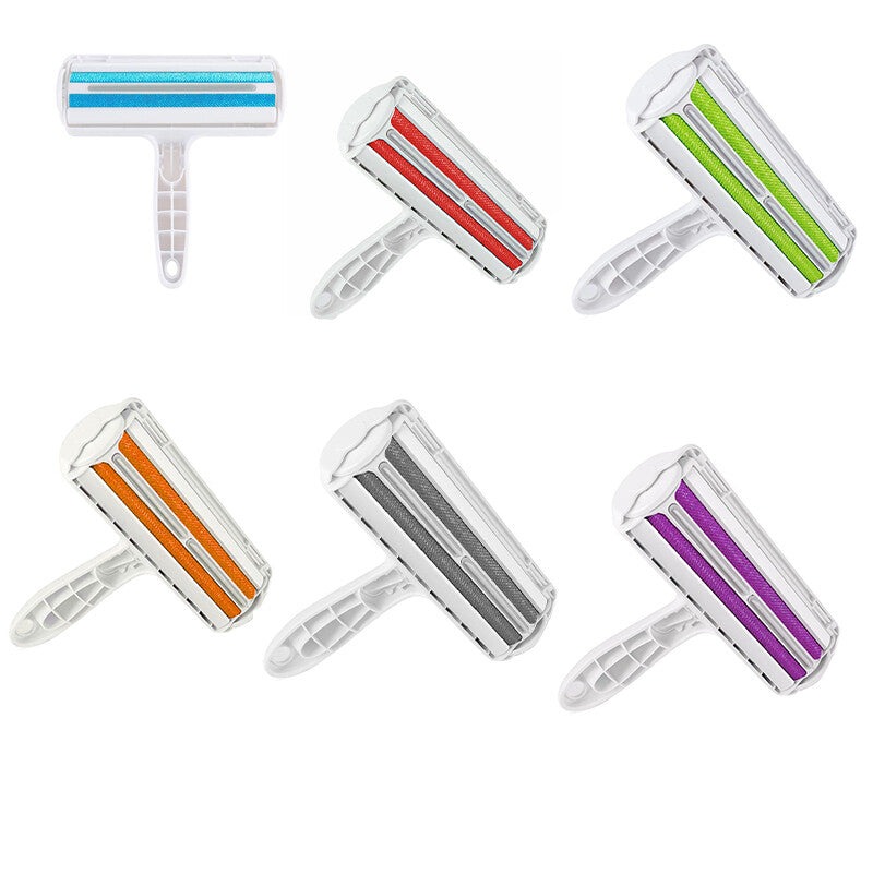 Pet Dog Cat Hair Remover Brush Self Cleaning Hair Remover Fur Removal Brush AU