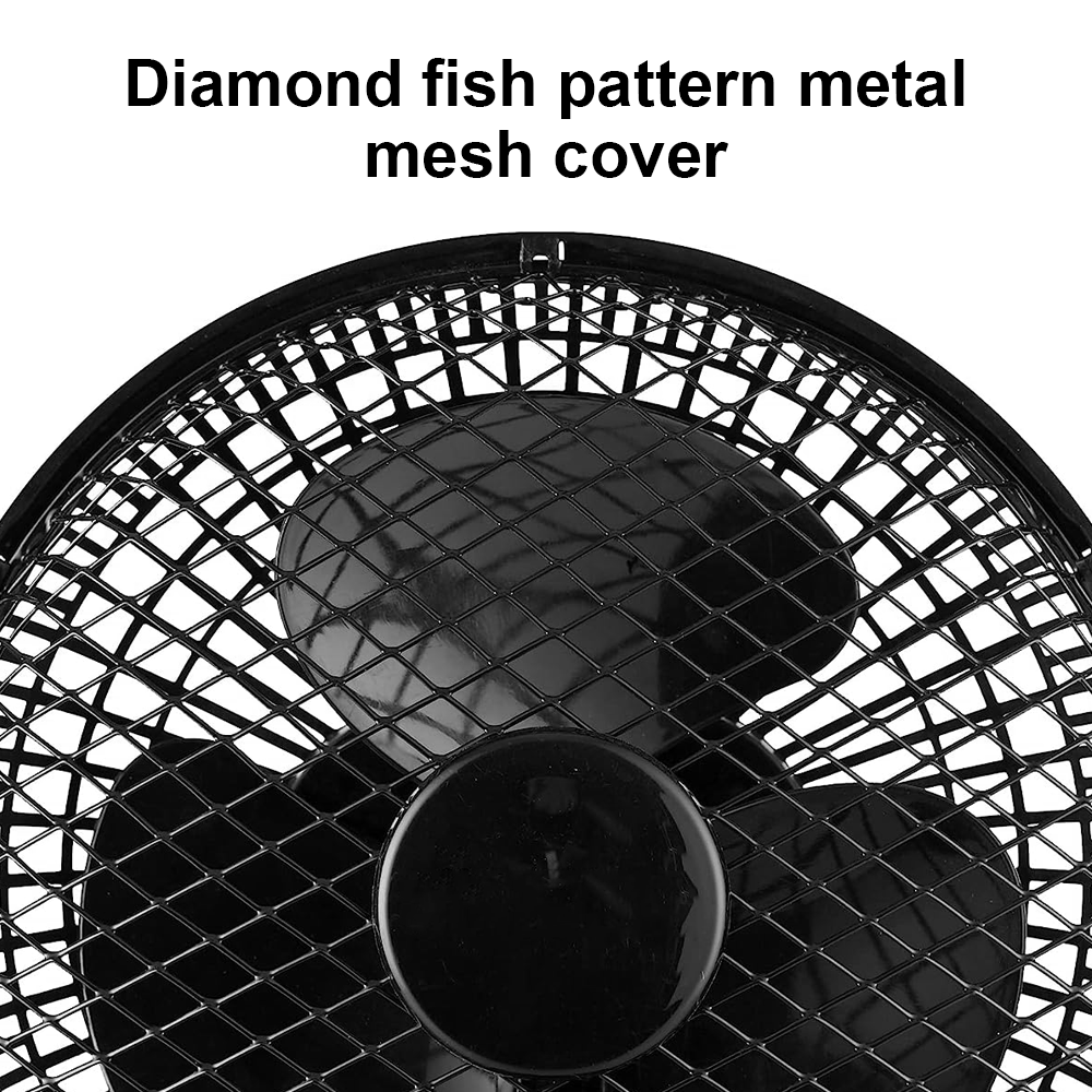 Hydroponics 2 Speed Clip Fan Vertical 6" Inch Oscillating Fan Fit Grow Tent Pole