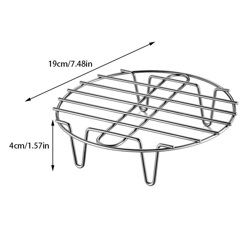 Stainless Steel Cookware Steamer Cooking Pot Rack Stand Kitchen Steaming Racks