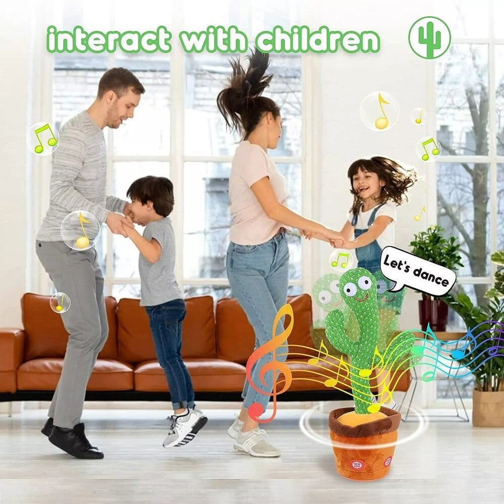 Talking Toy Dancing Cactus Doll Speak Talk Sound Record Repeat Kawaii Funny Toy