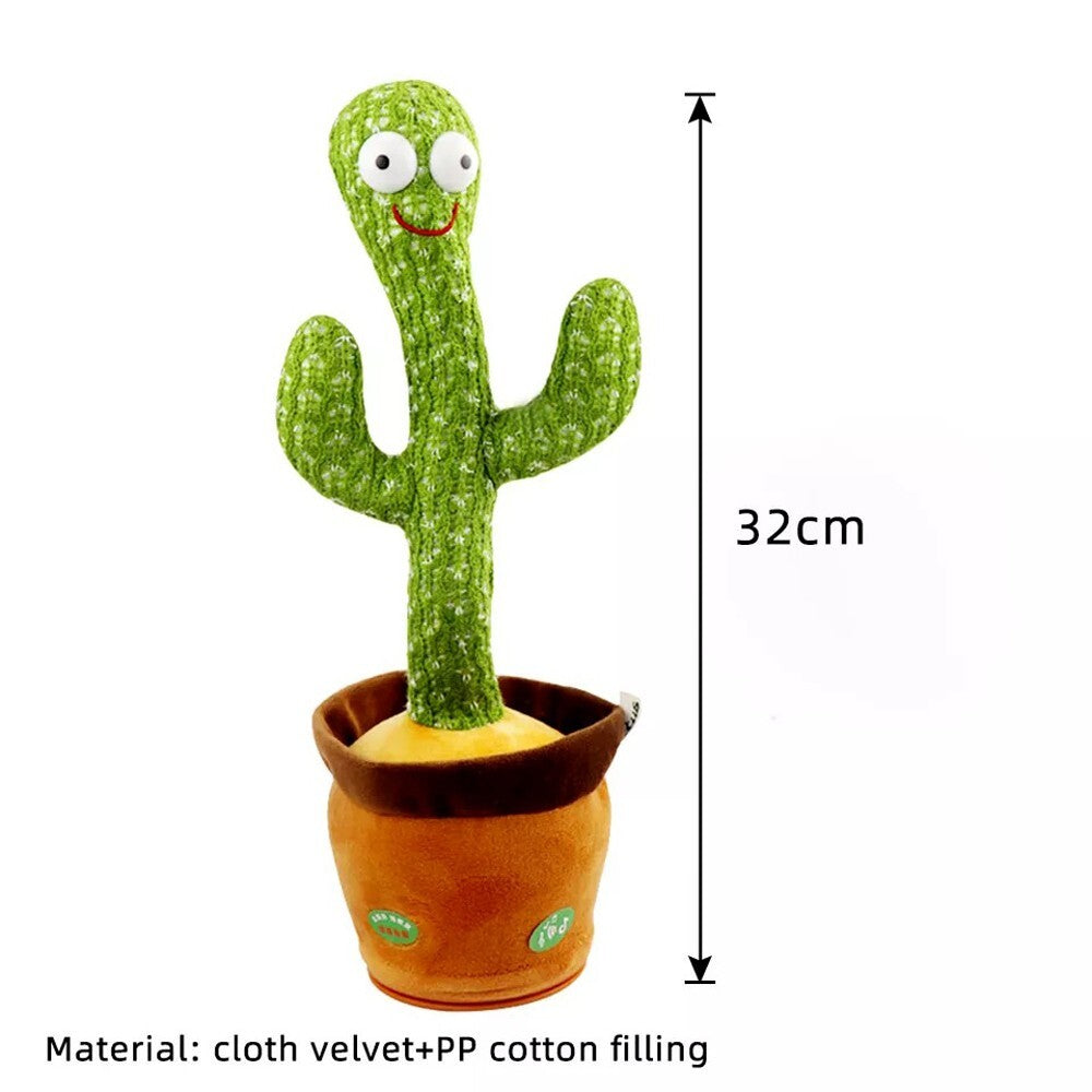 Talking Toy Dancing Cactus Doll Speak Talk Sound Record Repeat Kawaii Funny Toy