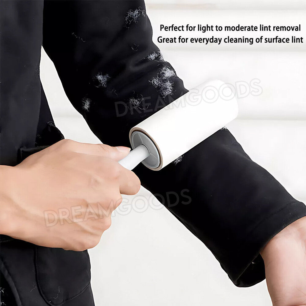 Lint Roller With Refills Sticky Remover Pet Dog Hair Clothes Sofa Dust Cleaning