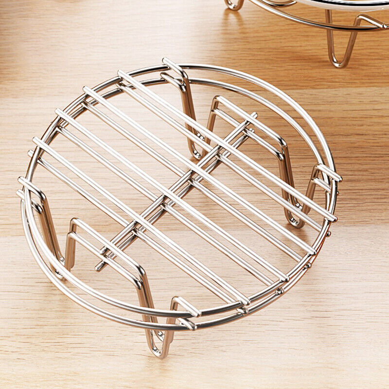 Stainless Steel Cookware Steamer Cooking Pot Rack Stand Kitchen Steaming Racks