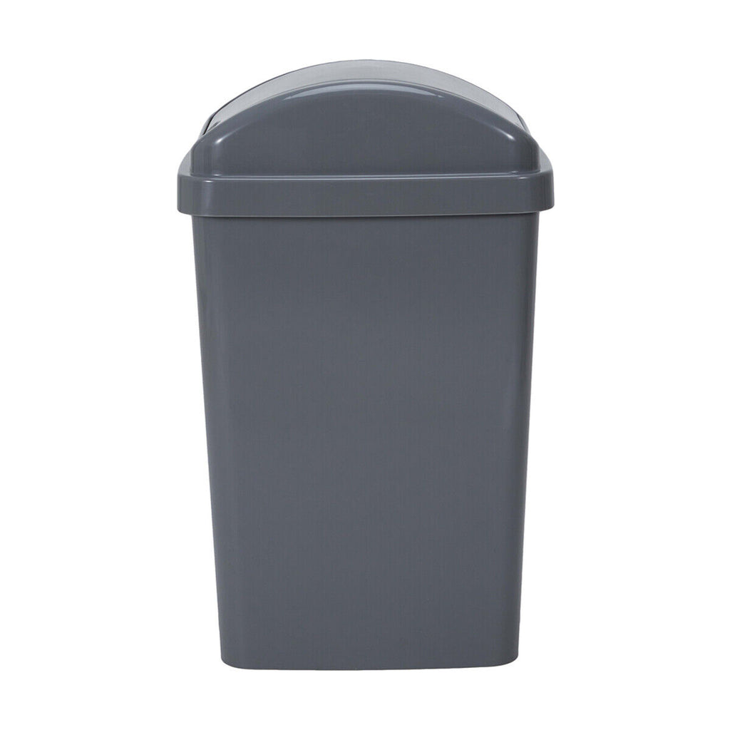 5-55L Rubbish Bin Kitchen Home Garbage Dust Waste Trash Plastic Lid Bin S-Large