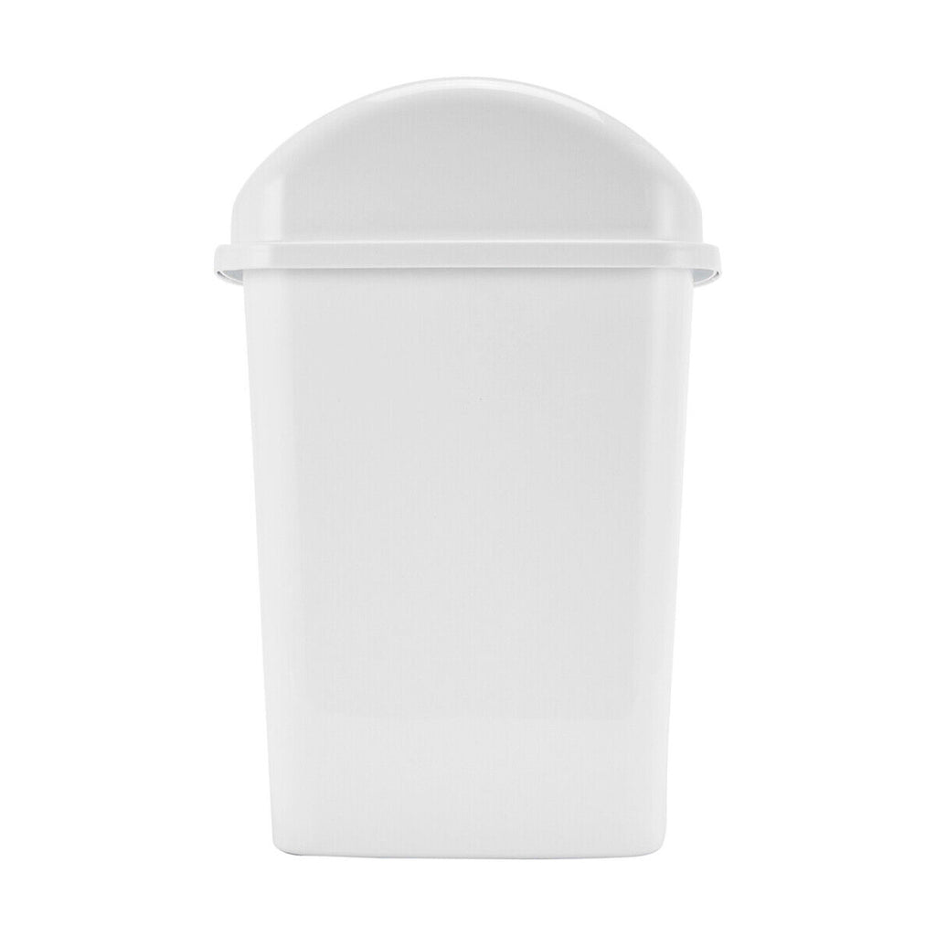 5-55L Rubbish Bin Kitchen Home Garbage Dust Waste Trash Plastic Lid Bin S-Large