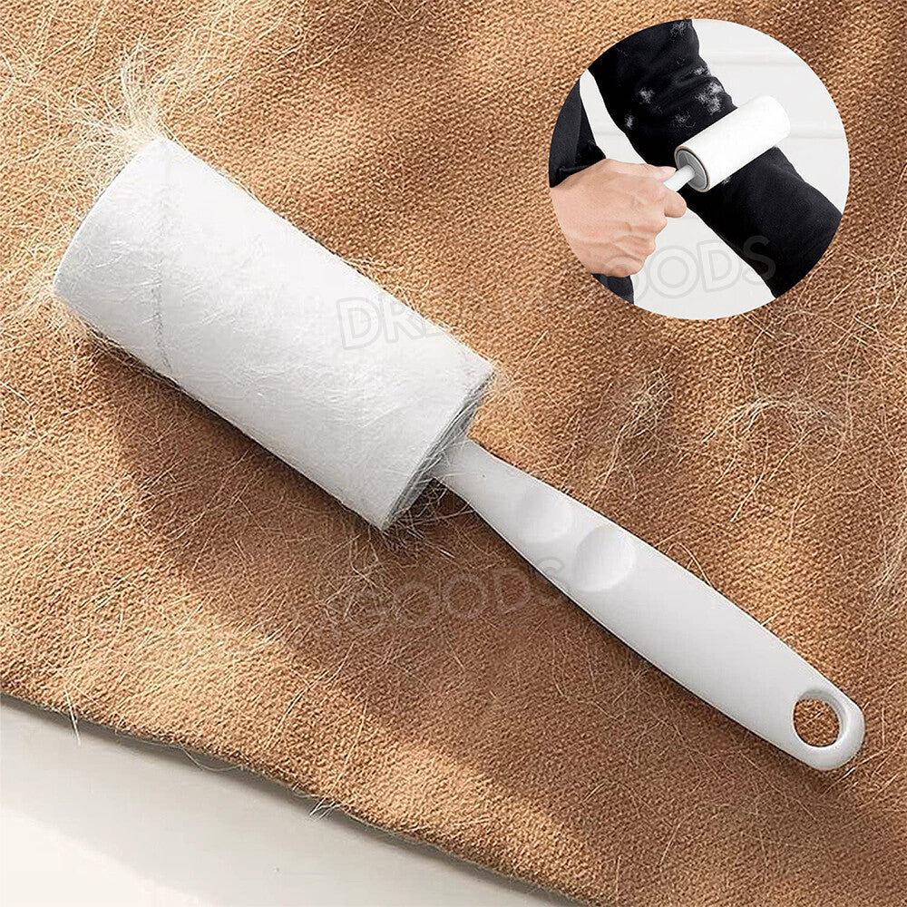 Lint Roller With Refills Sticky Remover Pet Dog Hair Clothes Sofa Dust Cleaning