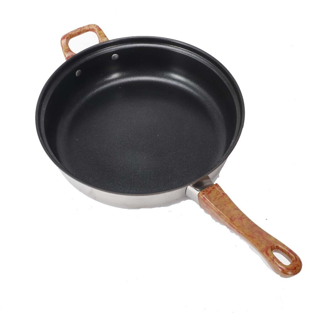 12Piece Cookware Set Kitchen Stainless Steel Stock Pot Pan Sets Saucepan Casser