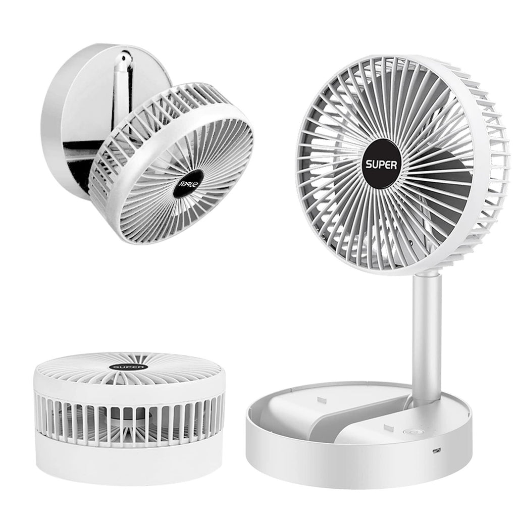 Portable Desk Fan Foldable USB Table Fan Rechargeable Fan Mini Cooling Fans