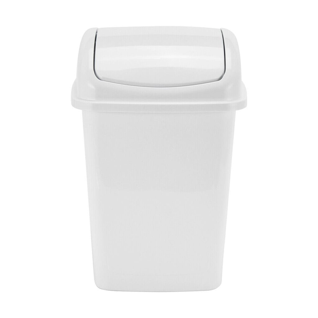 5-55L Rubbish Bin Kitchen Home Garbage Dust Waste Trash Plastic Lid Bin S-Large