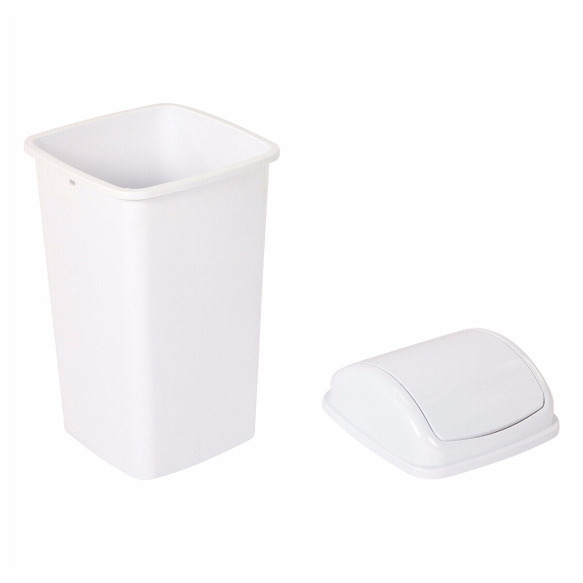 5-55L Rubbish Bin Kitchen Home Garbage Dust Waste Trash Plastic Lid Bin S-Large