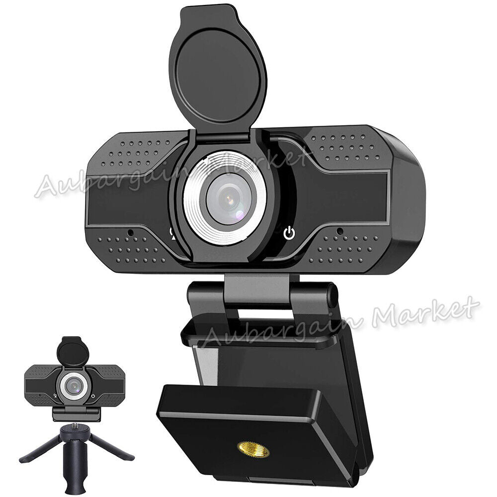 1080P Full HD Webcam USB 2.0  Laptop Web & PC Desktop Camera with Microphone