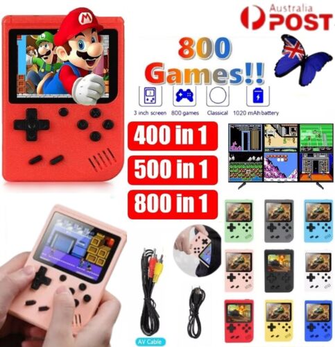 Built-In 800 Classic Games Gameboy Handheld Retro Video Game Console 
